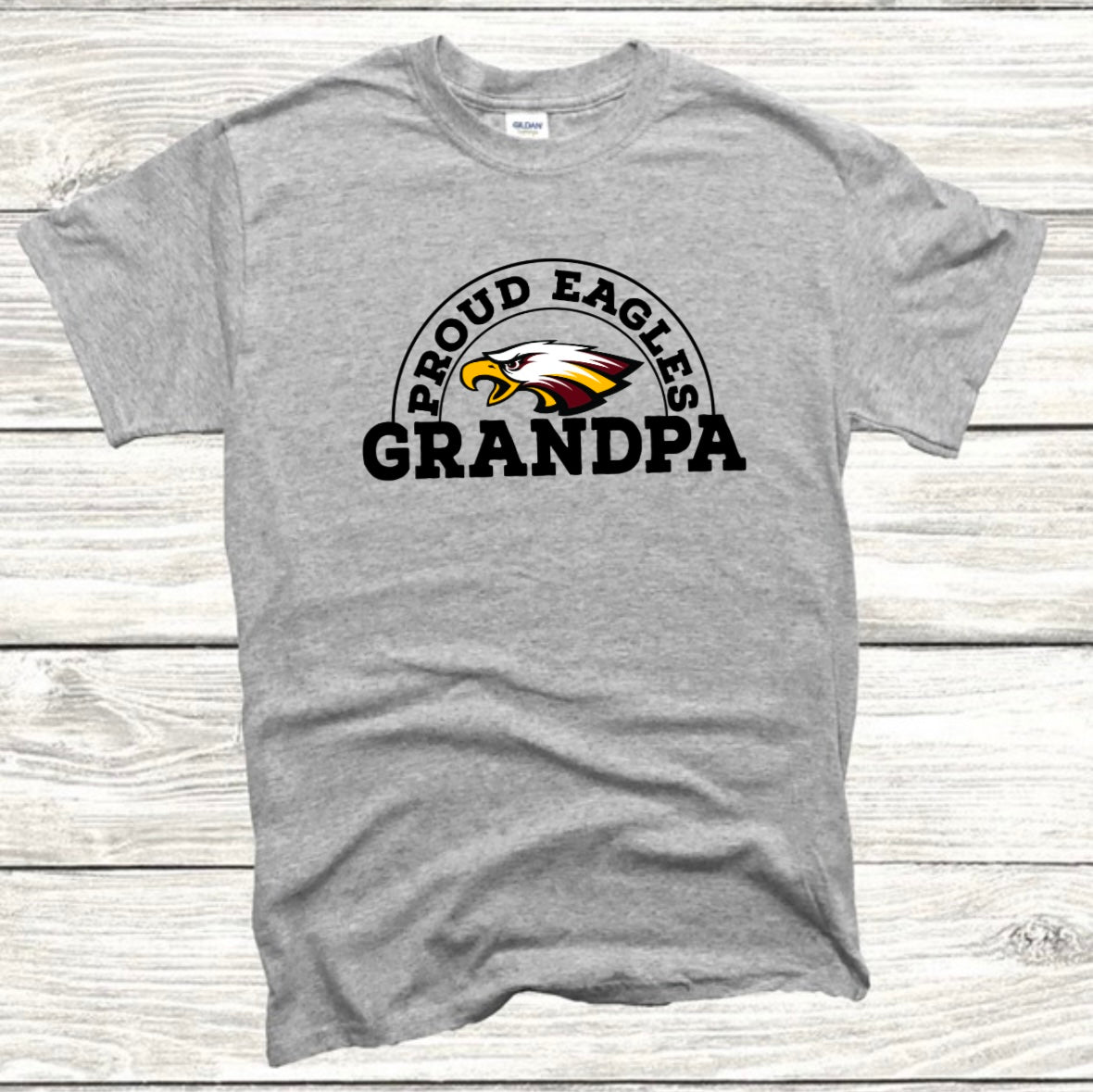 PROUD EAGLES GRANDPA T SHIRT