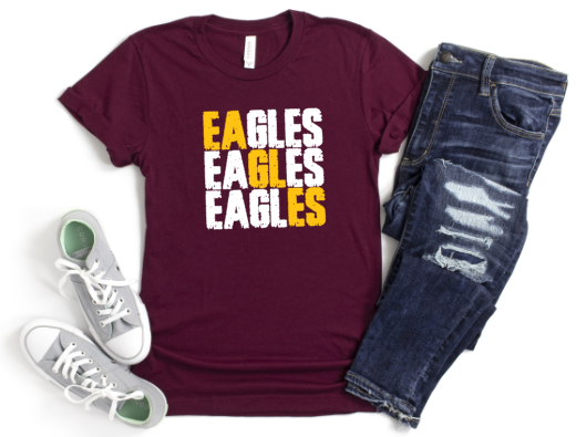 EAGLES RETRO T SHIRT